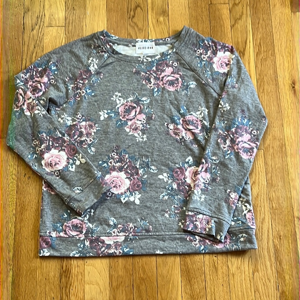 Olive & Oak Ceena Printed Knit Top